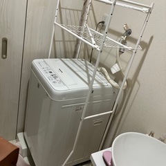 ニトリ 洗濯機ラック トーレブランカの画像