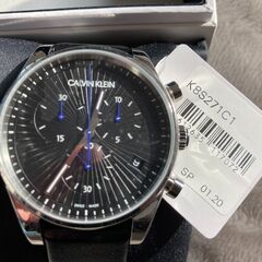 カルバンクライン ck Calvin Klein 腕時計 クロノグラフ スイス製 ステッドファスト 42mm K8S271C1 メンズの画像