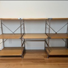 【最終値下げ】無印良品　ステンレスユニットシェルフ　小の画像