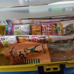 海釣り　釣り針　浮き　オモリ　ケースの画像