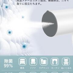 ✨新品未使用✨ スチームアイロン【2025年最新モデル】FALIYORS 衣類スチーマー ホワイトの画像