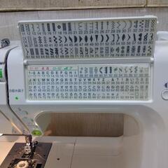No.087 ジャノメ　JANOME　コンピューターミシン　文字縫いの画像