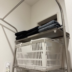 ニトリ洗濯機ラックの画像