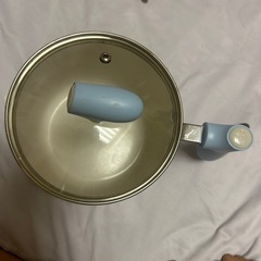 【IH不可】ASD 片手鍋 14cm｜麦飯石風ノンスティック・ブルー持ち手の画像