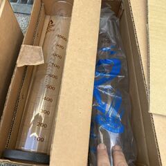 実験 道具 試験管 メスシリンダー フラスコ ビーカー その他まとめ 大量 新品 有りの画像