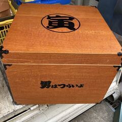 寅さん ビデオ コレクション 男はつらいよ 木箱 インテリア 収納 オブジェ VHS 全巻 セット 映画 日本 未チェック ビデオテープの画像