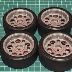タミヤ　ラジコン　ホイール　タイヤ　BT-01　ポルシェの画像