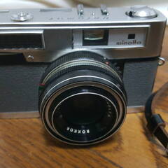 MINOLTA uniomat ミノルタ ユニオマット フィルムカメラ ROKKOR 1:2.8/45 レンズ シャッターOKの画像