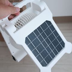太陽光電池の扇風機「ソレア」（定価4980円）‘25年6月購入で新品に近いです の画像
