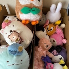 受付停止中【期間限定〜8/12】ぬいぐるみ　好きなだけどうぞ！の画像