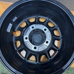デルタフォースオーバル（DELTA FORCE OVAL）16inch6.0Jマットスモークポリッシュジムニーシエラの画像