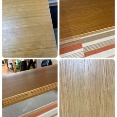 無印　リビングでもダイニングでもつかえる　ダイニングテーブル120×65×65の画像