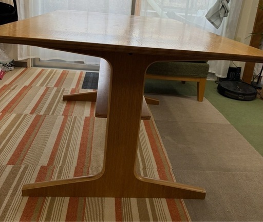 無印　リビングでもダイニングでもつかえる　ダイニングテーブル120&times;65&times;65