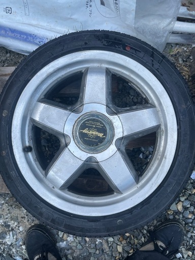 (急ぎ)新品165/50/15タイヤ(6.5jジャンクホイール付き