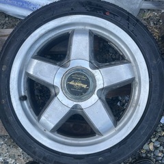 (急ぎ)新品165/50/15タイヤ(6.5jジャンクホイール付きの画像