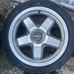 (急ぎ)新品165/50/15タイヤ(6.5jジャンクホイール付きの画像