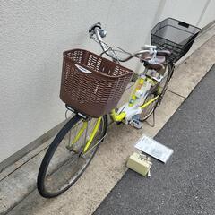 パナソニック♪電動アシスト自転車♪きみどり♪8Ah♪4点灯♪2倍モデル♪の画像