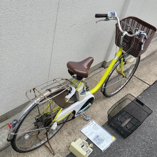 パナソニック♪電動アシスト自転車♪きみどり♪8Ah♪4点灯♪2倍モデル