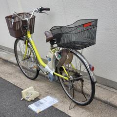パナソニック♪電動アシスト自転車♪きみどり♪8Ah♪4点灯♪2倍モデル♪の画像