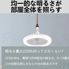 シーリングライト ミニサーキュレーターの画像