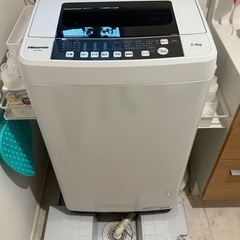 ハイセンス 2020年製 5.5kgの画像