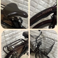 🌸美品🌸室内保管🌈バッテリー最高レベル容量🌸ブリヂストン🌸アシスタ　🌸電動自転車9の画像