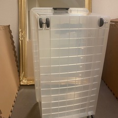 衣装ケース 収納ケース 【サイズ：W400xD740✕H335mm】の画像