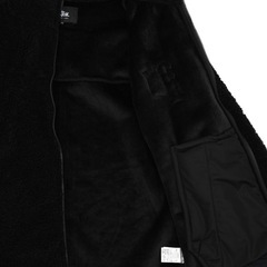 PHATRNK OLD"P"LOGO BOA FLEECE ファットランク ボア ジャケット ボア フリースジャケット ブラック の画像