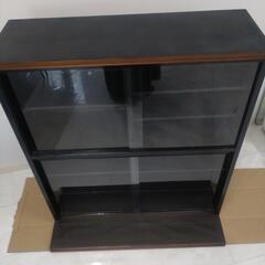 【決まりました‼️】　本棚　飾り棚　食器棚　木目調　ブラウン　用途様々の画像