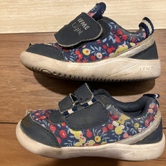 イフミー　紺色花柄　14センチの画像