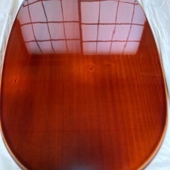 【未使用】飛騨春慶塗 紅塗 大福盆(膳) トレー 木製 漆器 共箱の画像