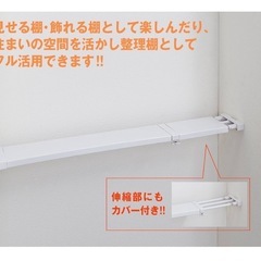 平安伸銅工業の「突ぱりフラットスリム棚 Mの画像