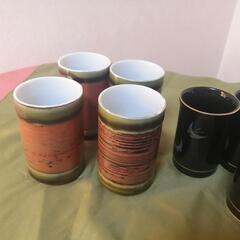 湯呑みと急須の画像