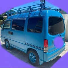 ⭐️スバルサンバーディアスワゴン⭐️万能軽四⭐️ポルシェカラーオールペン⭐️希少車⭐️キャンピング仕様⭐️の画像