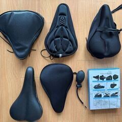 自転車のサドル各種の画像