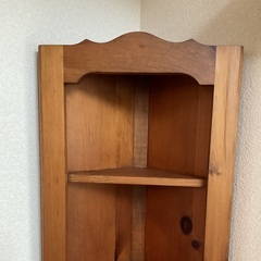 はなさんに決まりました。アンティーク　コーナー収納の画像