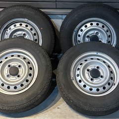 中古　145/80r12 ホイール付きタイヤ エブリィ クリッパー スクラム ミニキャブの画像
