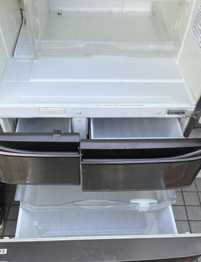 無料 5ドア 455L 冷凍冷蔵庫 National 2008年製 NR-E462T-SR