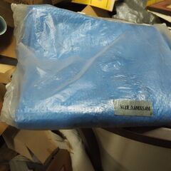 ブルーシート、未使用品、サイズは画像での画像