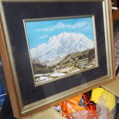 油絵、風景画、５２ｘ４２、作者銘あり、お宝かもの画像