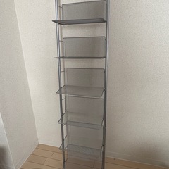 シルバー　ディスプレイラックの画像
