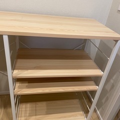 キッチンラック/キッチンカウンター/キッチン収納/レンジラック/レンジ台の画像