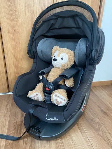 ✨️極美品✨️ クレイドル・オーカクルターンプライムⅡ isofix ❗️美品❗️【送料無料】クレイドル・オーカクルターンプライムⅡ isofix