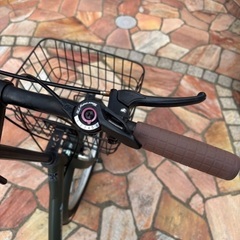 6段変速おしゃれ折りたたみ自転車の画像