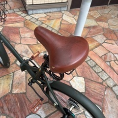 6段変速おしゃれ折りたたみ自転車の画像