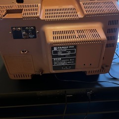 1977年製レトロテレビの画像