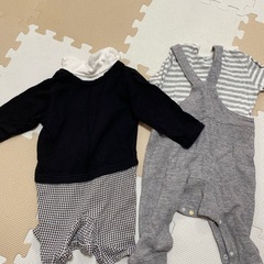 ロンパース80セット　双子用　ユニクロ等の画像