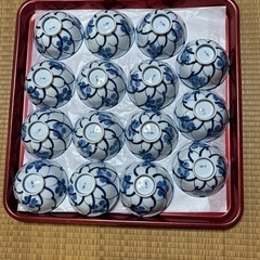 《昭和レトロ》　菊山　飯碗　15個セットの画像