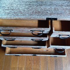 木製収納ケース　4段の画像