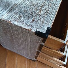 木製収納ケース　4段の画像